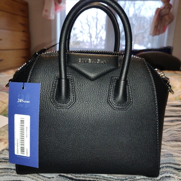 Givenchy mini antigona black goatskin - Picture 8 of 15